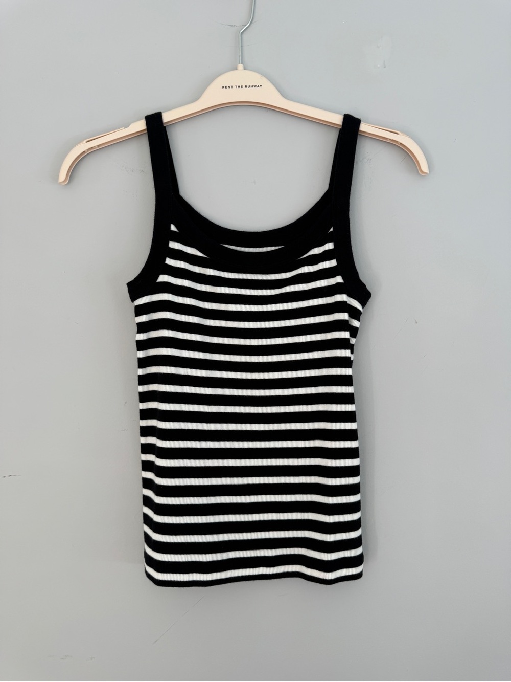 GAP Black and White Striped Tank Top